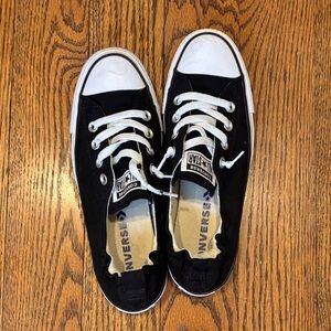 Nearly new Converse Classic Black and White Low-Tops